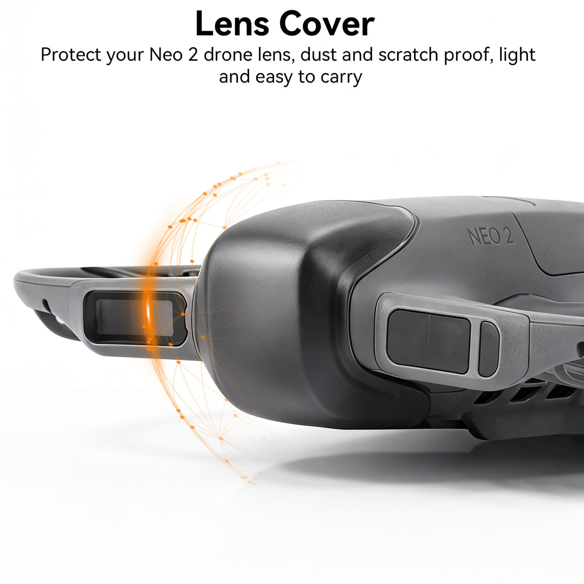 Craznick Neo 2 gimbal protector guards the lens from scratches