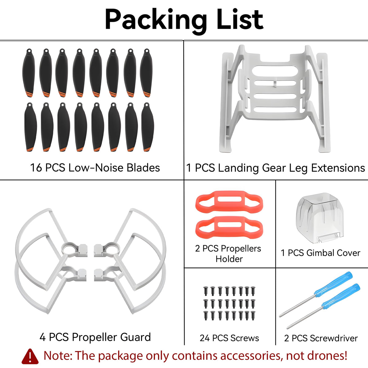 Craznick propeller guards protect blades during flight and storage