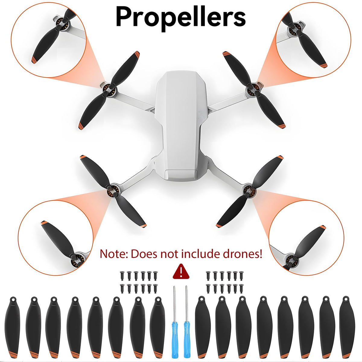 Craznick propeller holders keep blades secure when not in use