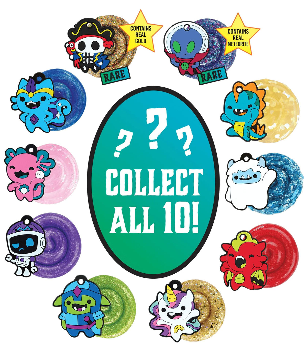 Made in the USA Crazy Aaron's Lost Treasure Guardians packaging emphasizes premium materials and durability.