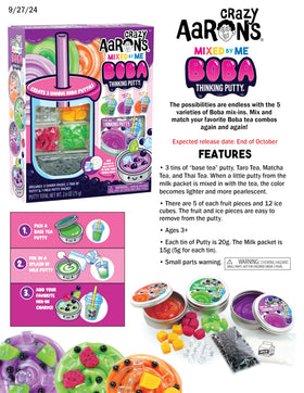 Crazy Aaron's Mixed by Me five charm packs for customizable putty charms.