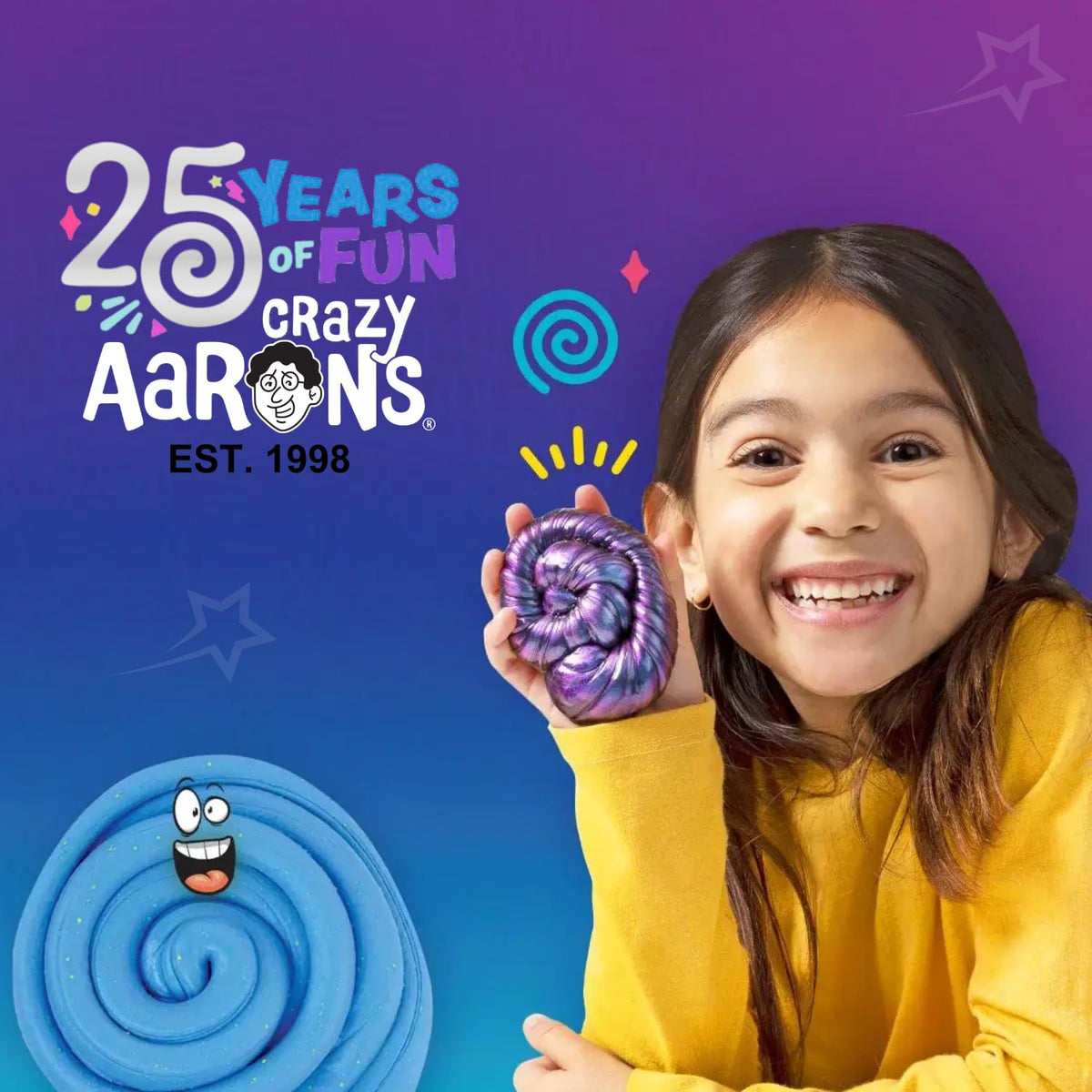 Crazy Aaron's Thinking Putty Curious Kitten suitable for ages 3 and up for focus