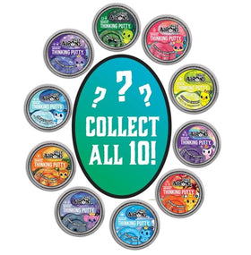 Crazy Aaron's Treasure Reveal Mini Tin changes color in sunlight for dynamic play