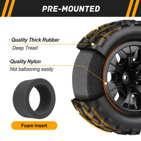 CrazyHobby 12mm hex adapters included for quick wheel installation.