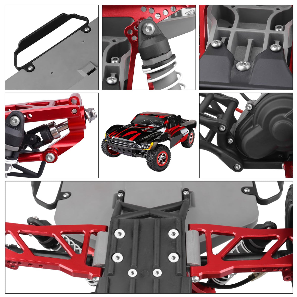 CrazyHobby RC tools including L-key and tweezers for precise work.