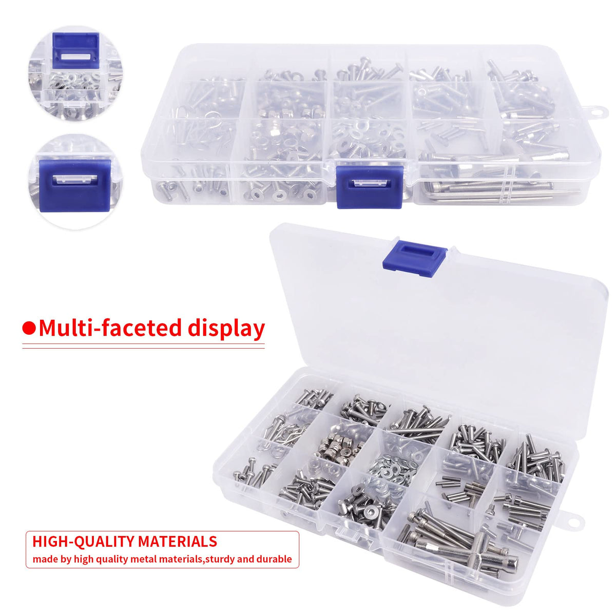 CrazyHobby RC washers and nuts M3–M4 for secure fittings.