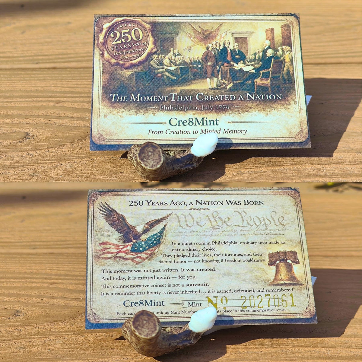 Cre8Mint gift-ready packaging: no wrapping needed for instant keepsake gifting