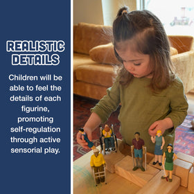 Cre8tive Minds Diverse Abilities multicolor figures: vibrant visuals invite imaginative play and empathy-building