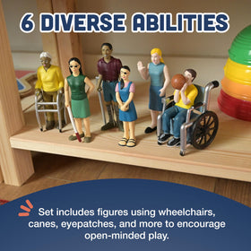 Cre8tive Minds Diverse Abilities varied-skin-tones figures: celebrates diversity with colorful, relatable characters