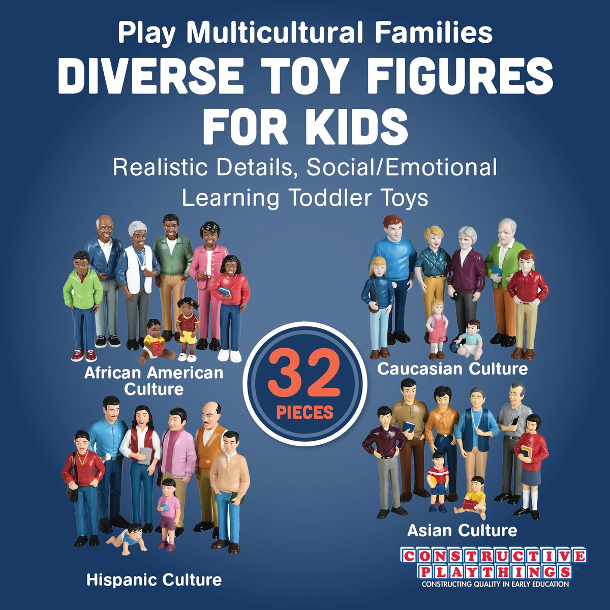 Cre8tive Minds African-American family figures support social-emotional storytelling.