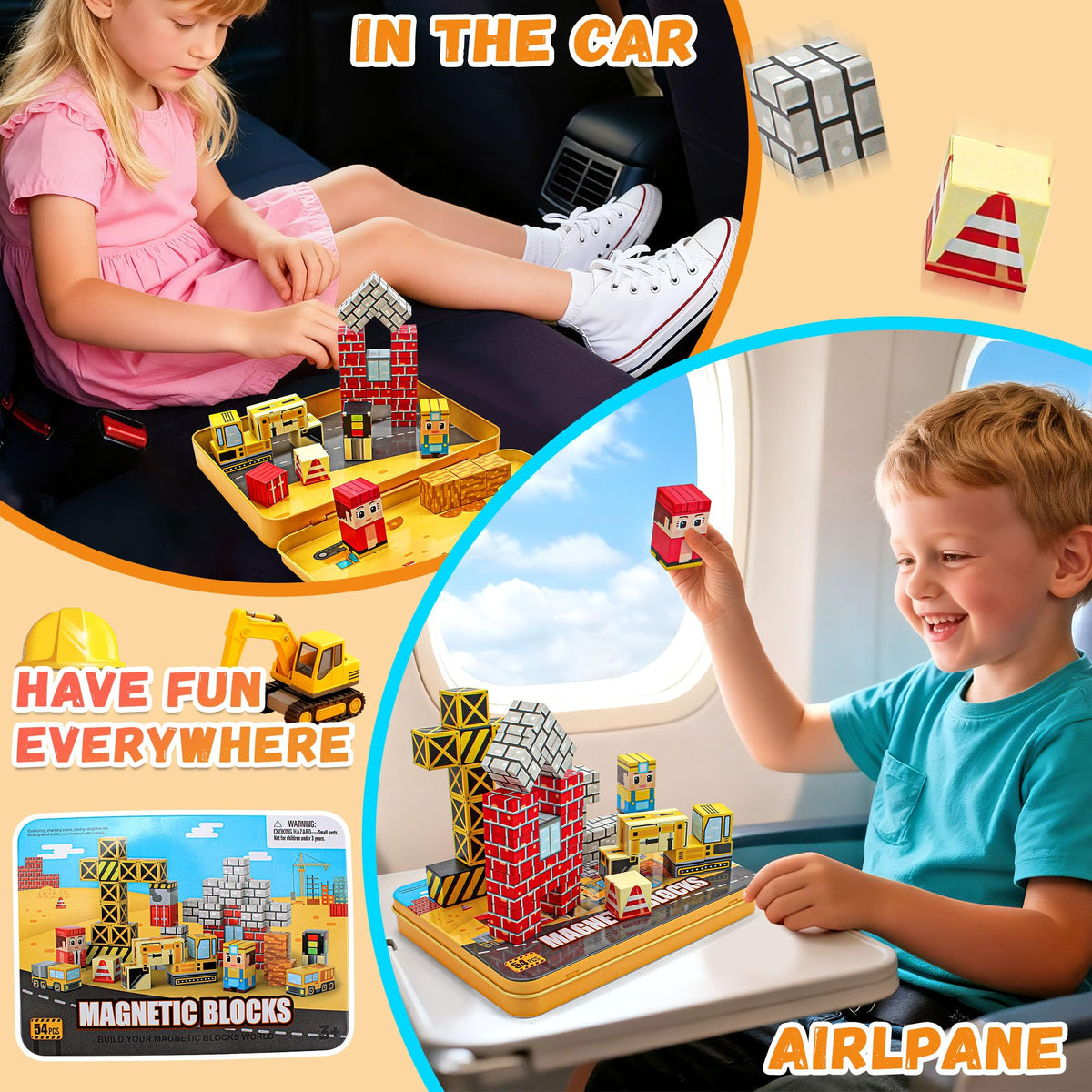 CREAFOMIFE gift-ready construction toy packaging ideal for holidays