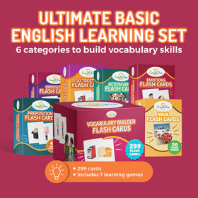 CreateFun 299 Vocabulary go-togethers cards support sentence formation through paired concepts.