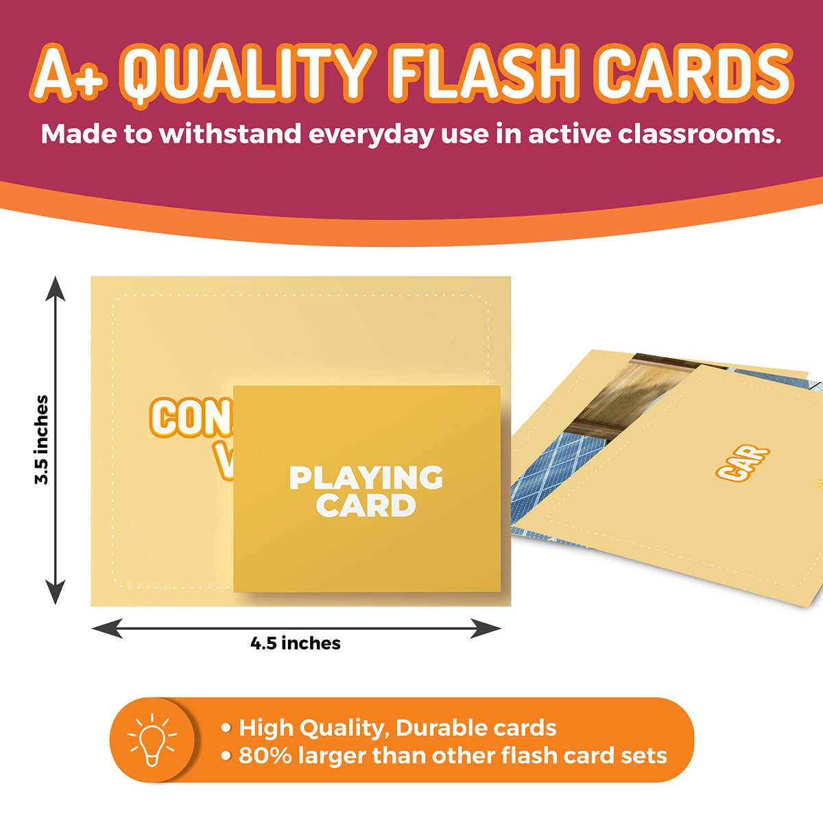CreateFun 299 Vocabulary opposites cards help contrast ideas to enhance understanding.