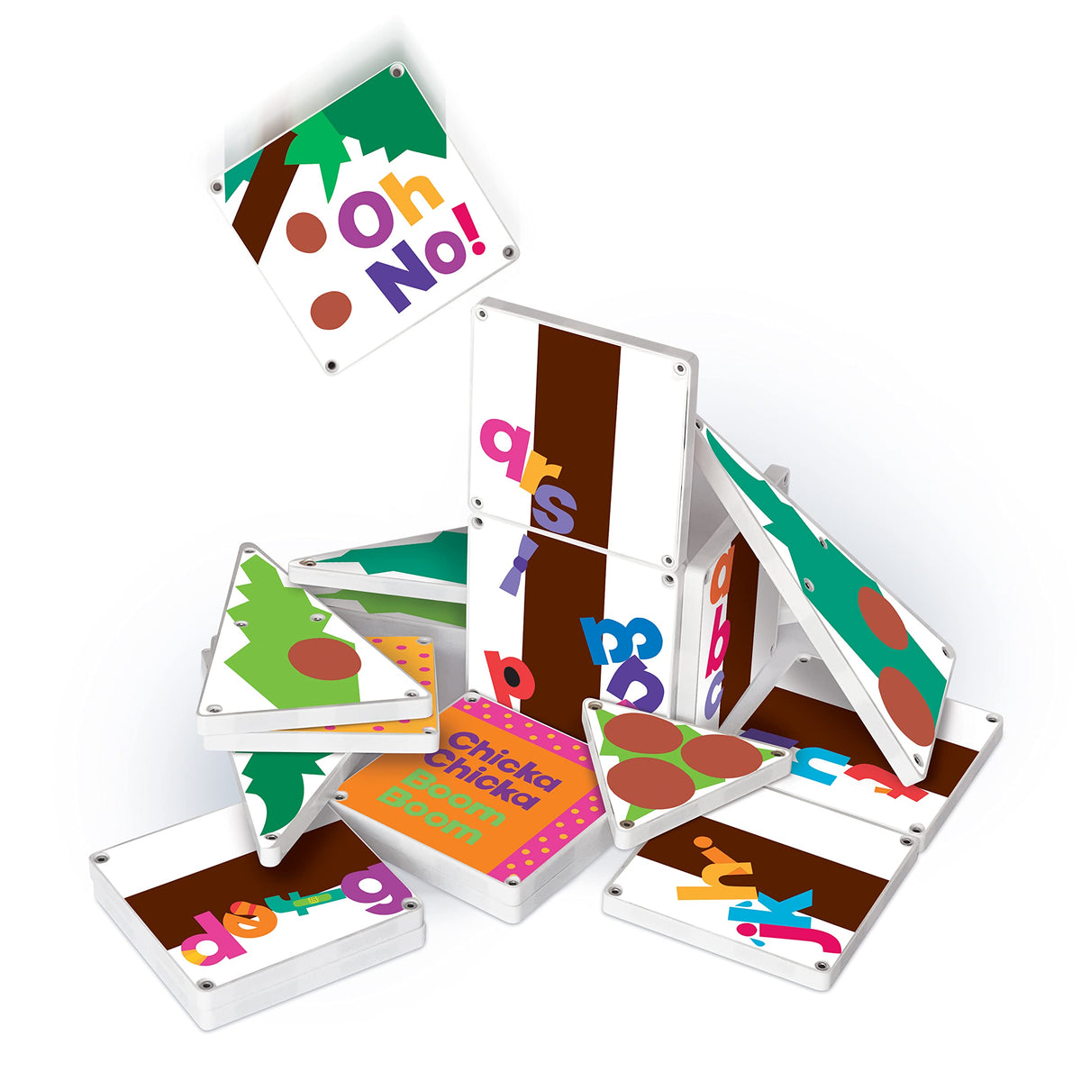 CreateOn Chicka Chicka Boom Boom story tiles promote early alphabet recognition