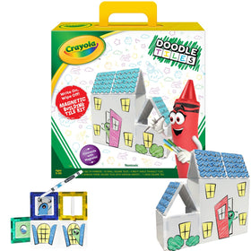 CreateOn Crayola Doodle Magnetic Tiles 24-piece set for collaborative play and imaginative building