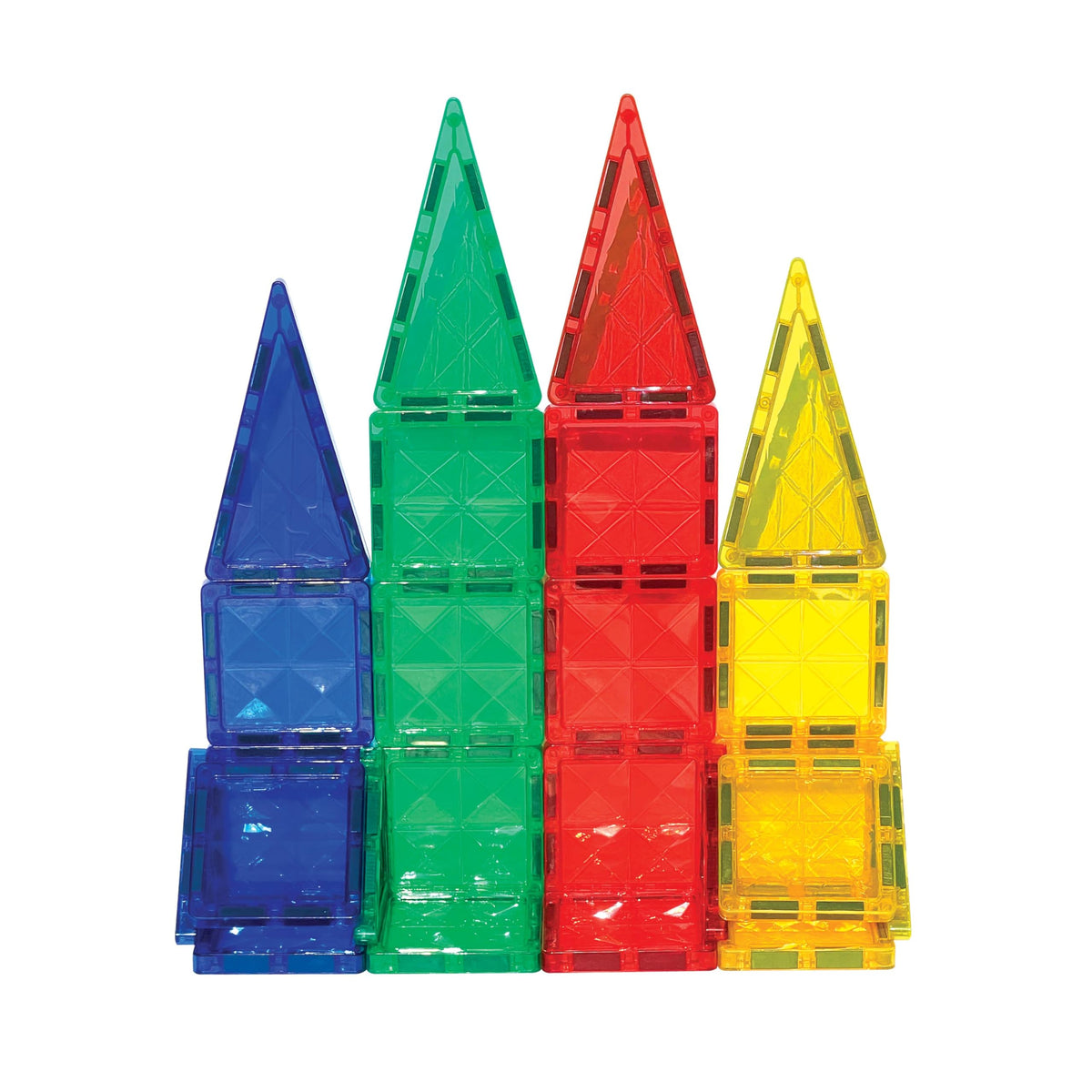 CreateOn Crayola Mini Magnetic Tiles hands-on-build encourages fine motor skills and spatial awareness