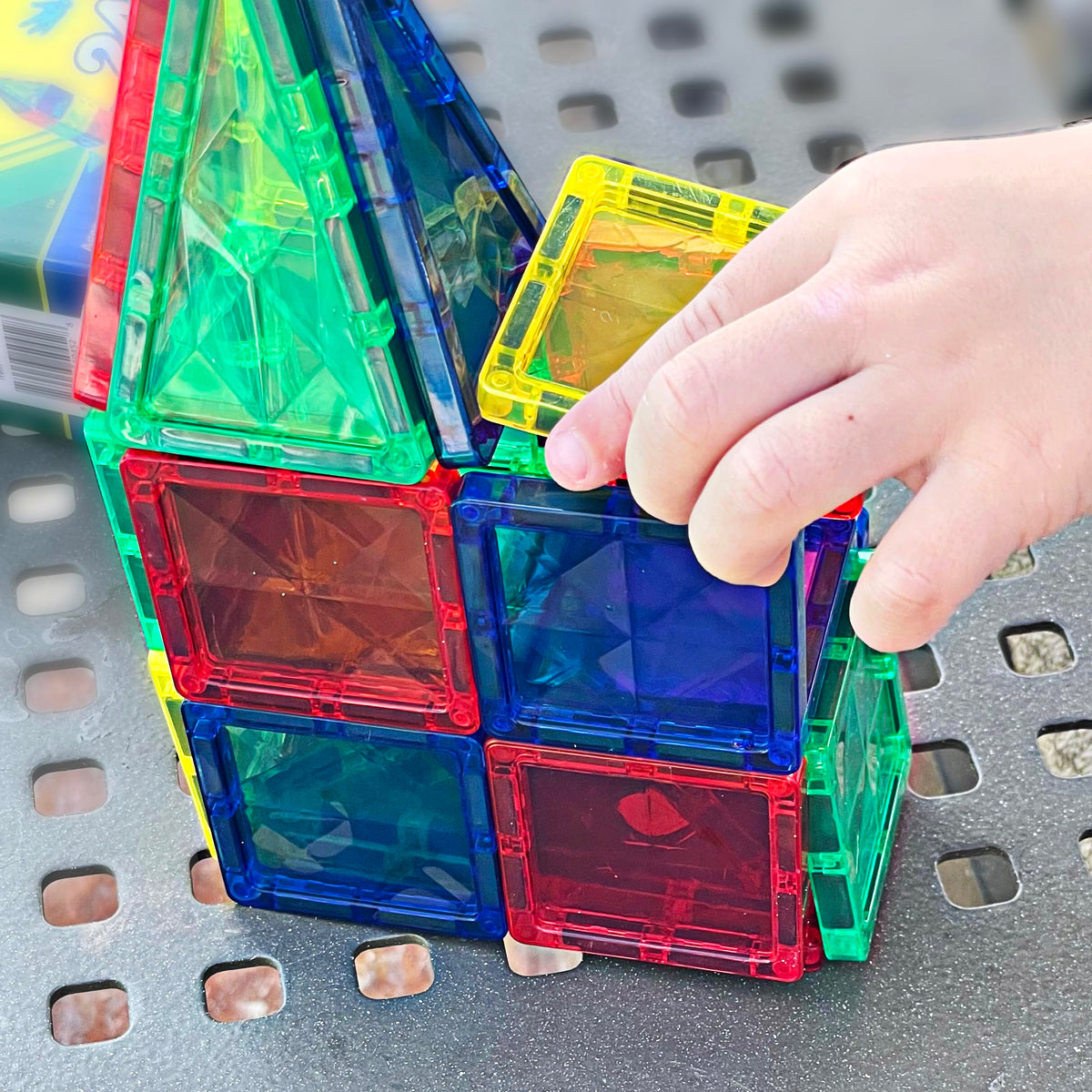 CreateOn Crayola Mini Magnetic Tiles interactive-characters boost storytelling and imaginative play