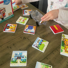CreateOn Daniel Tiger beach hut tiles spark cooperative play and vibrant storytelling adventures.