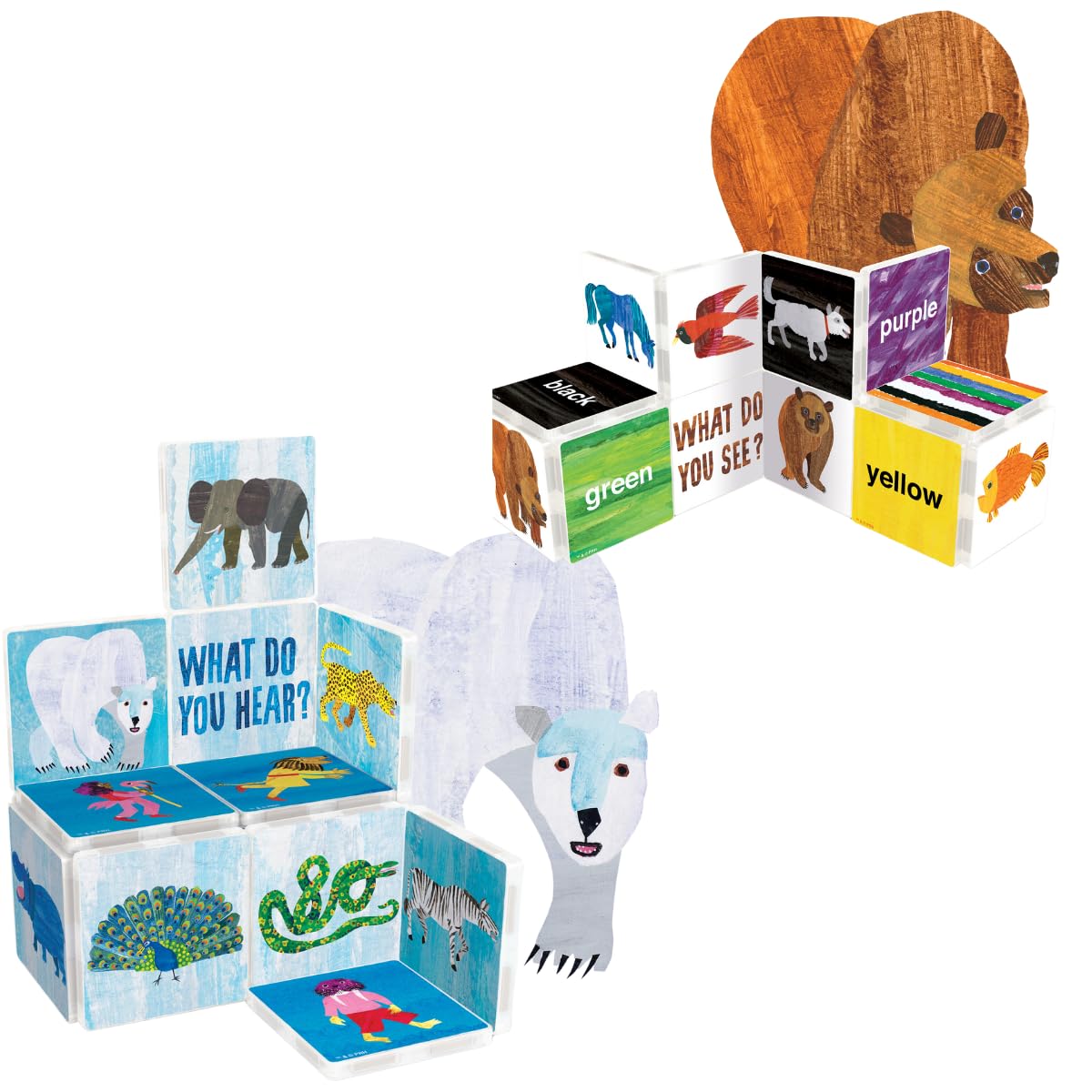 CreateOn Eric Carle Brown Bear tile showcases vibrant colors for early geometry.