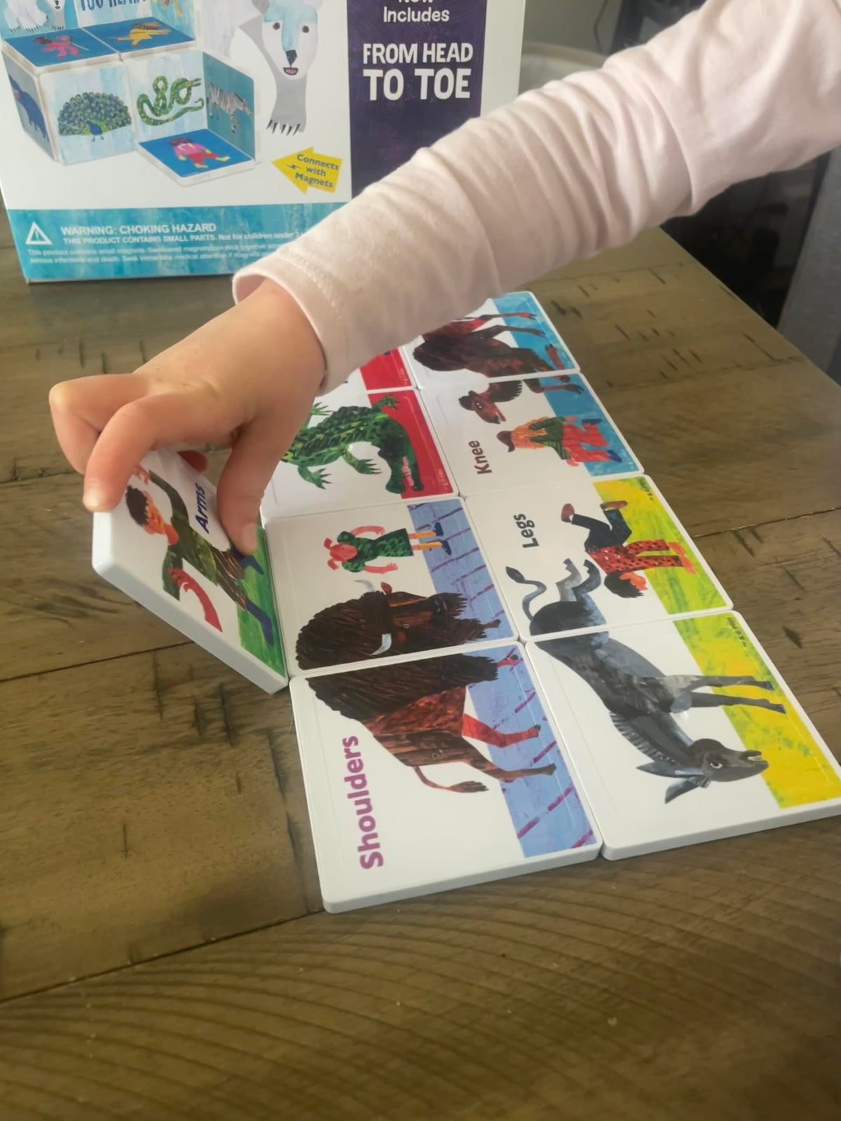 Eric Carle design visuals inspire color recognition and narrative exploration