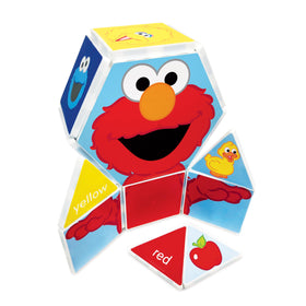 CreateOn Sesame Street Grover magnet tile encourages collaborative play and problem solving
