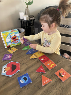 CreateOn Sesame Street home learning tiles enable preschool-friendly learning at home