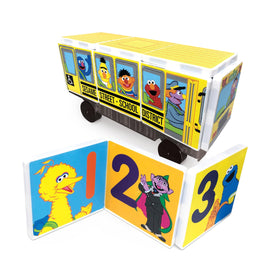 CreateOn Sesame Street magnet tiles show Big Bird for creative exploration