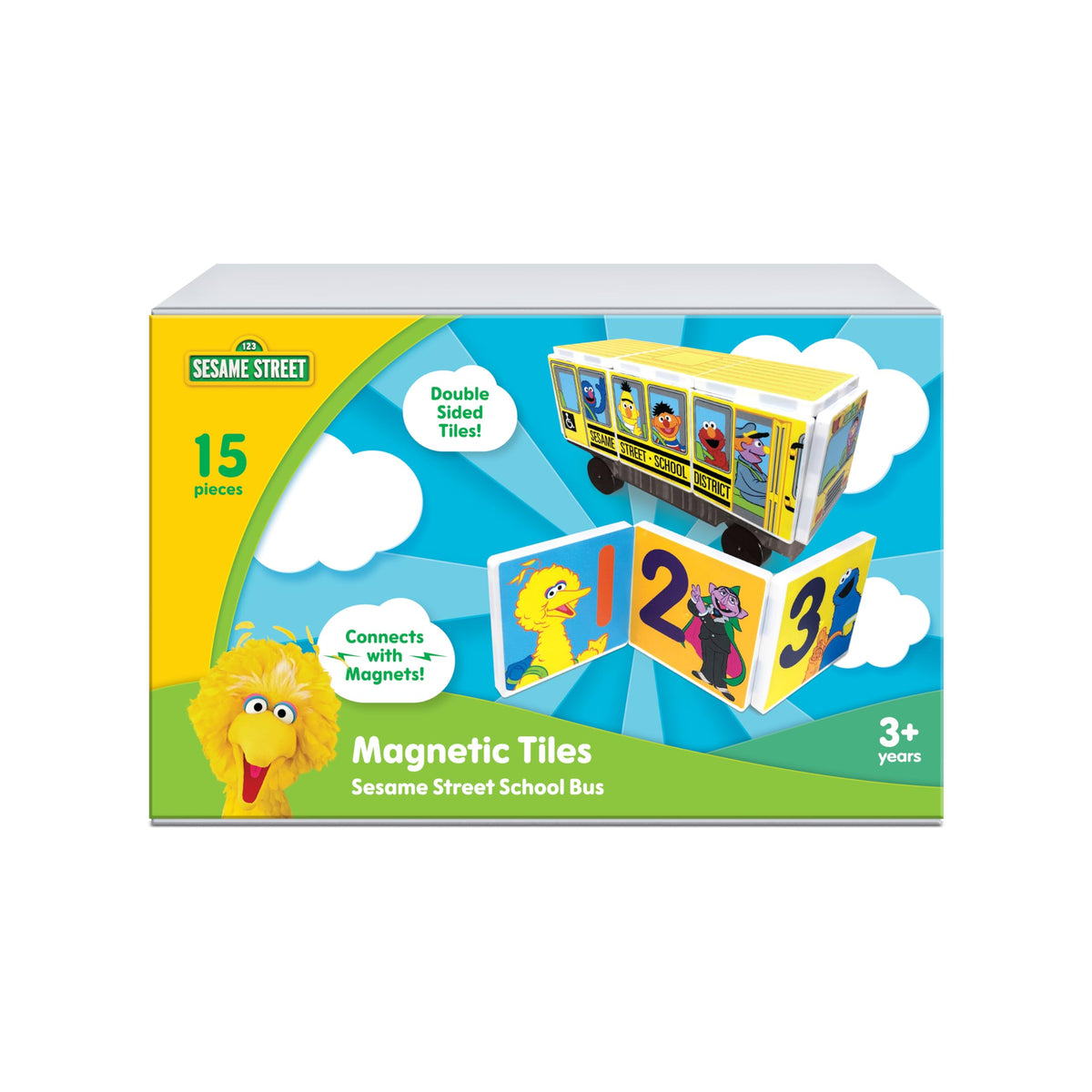 CreateOn Sesame Street magnet tiles featuring Elmo for storytelling and design