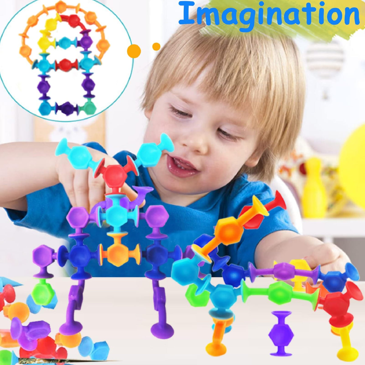 CreateView versatile building set enhances hand-eye coordination through sorting.