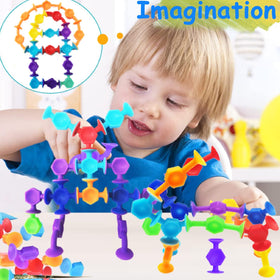CreateView versatile building set enhances hand-eye coordination through sorting.