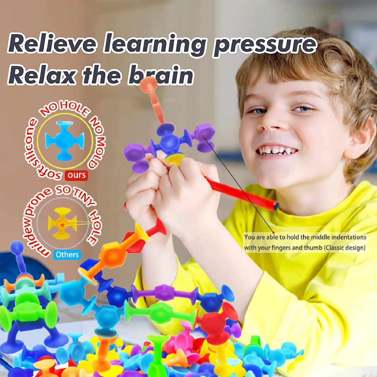 CreateView travel-friendly suction cup toys for car trips and classroom calm.