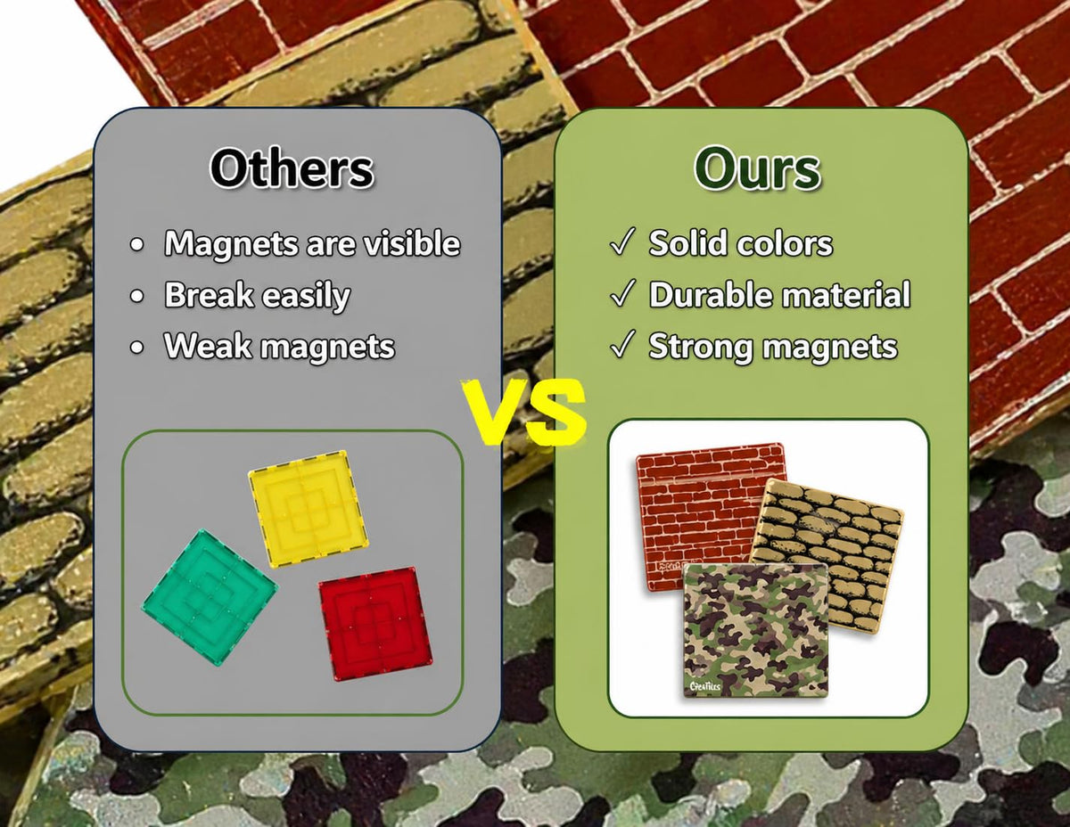 Creatiles timeless-learning tiles offer a durable, relevant learning tool for kids' play.