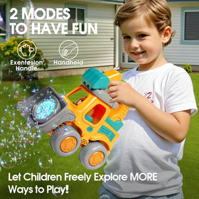 Handheld bubble blower for on the go bubble adventures.