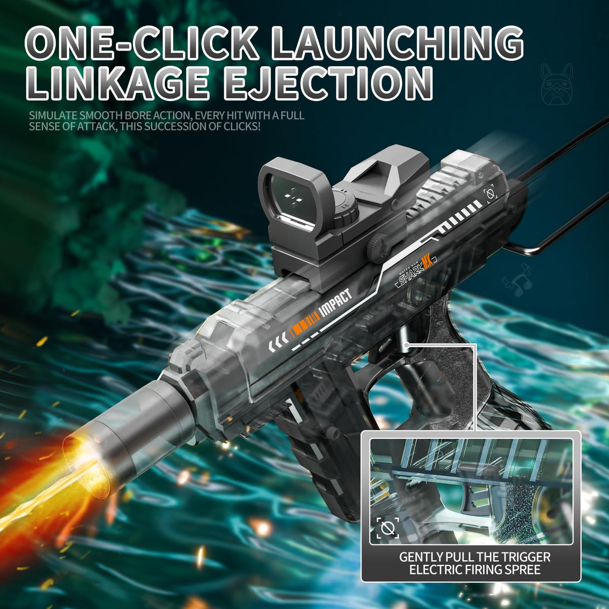 CreatiMachi LED nozzle lighting adds visibility and fun during evening battles