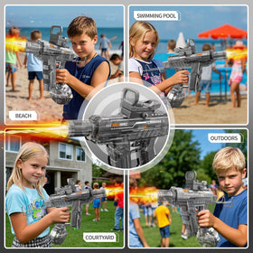 CreatiMachi water gun LED nozzle lights up during play
