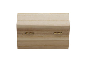 Creative Hobbies treasure chest dimensions help plan display space on shelves and desks.