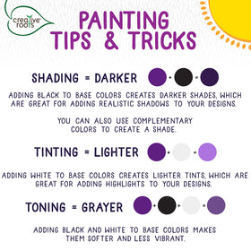 Creative Roots ready-to-paint ceramic stepping stone for quick creativity.