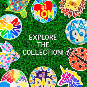 Creative Roots display ideas for decorative stepping stones