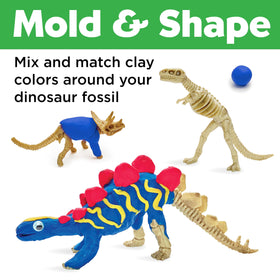 Creativity for Kids Clay Dinosaurs extra clay supports dino habitats and imaginative landscapes