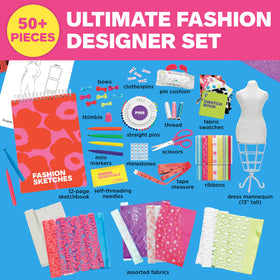 Creativity for Kids Design by You Fashion Studio fabric samples showcase textures for creative outfits