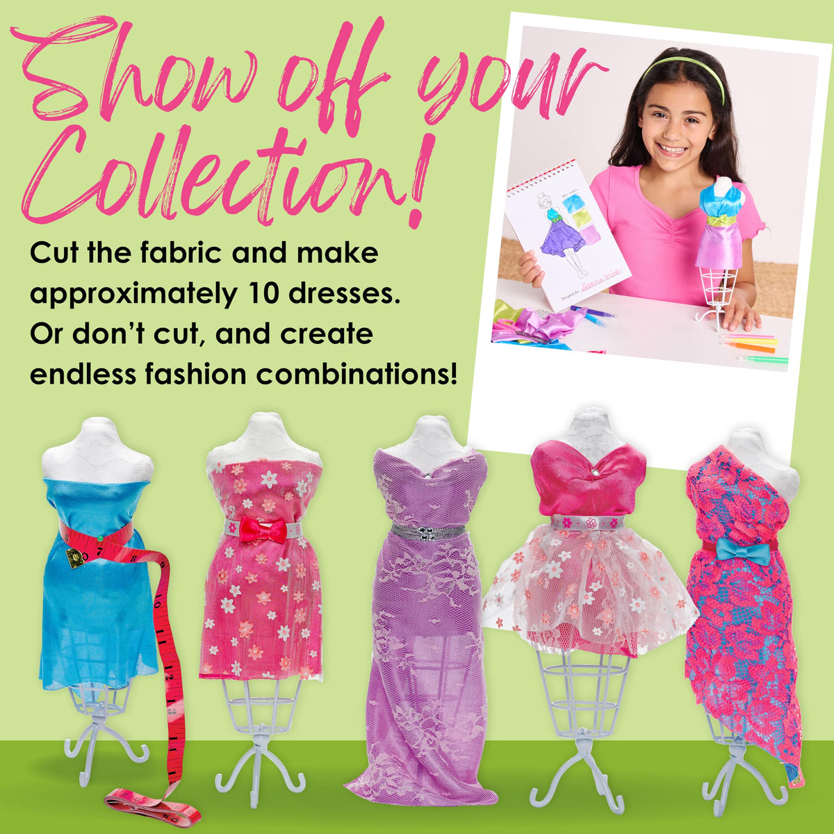 Creativity for Kids Design by You Fashion Studio garment bag stores finished looks