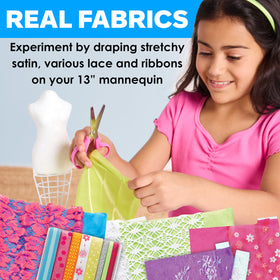 Creativity for Kids Design by You Fashion Studio trims ribbons embellishments add sparkle and detail