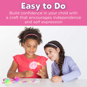 Creativity for Kids Fashion Headband Making Kit feathers provide texture and whimsy