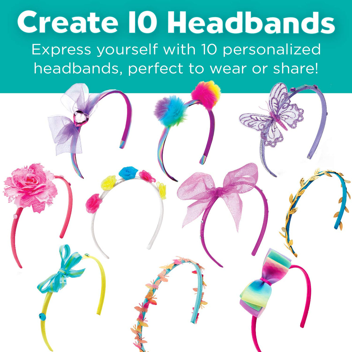 Creativity for Kids Fashion Headband Making Kit rhinestones sparkle on DIY accessories