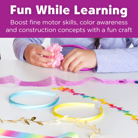 Creativity for Kids Fashion Headband Making Kit ribbon bundle for color matching