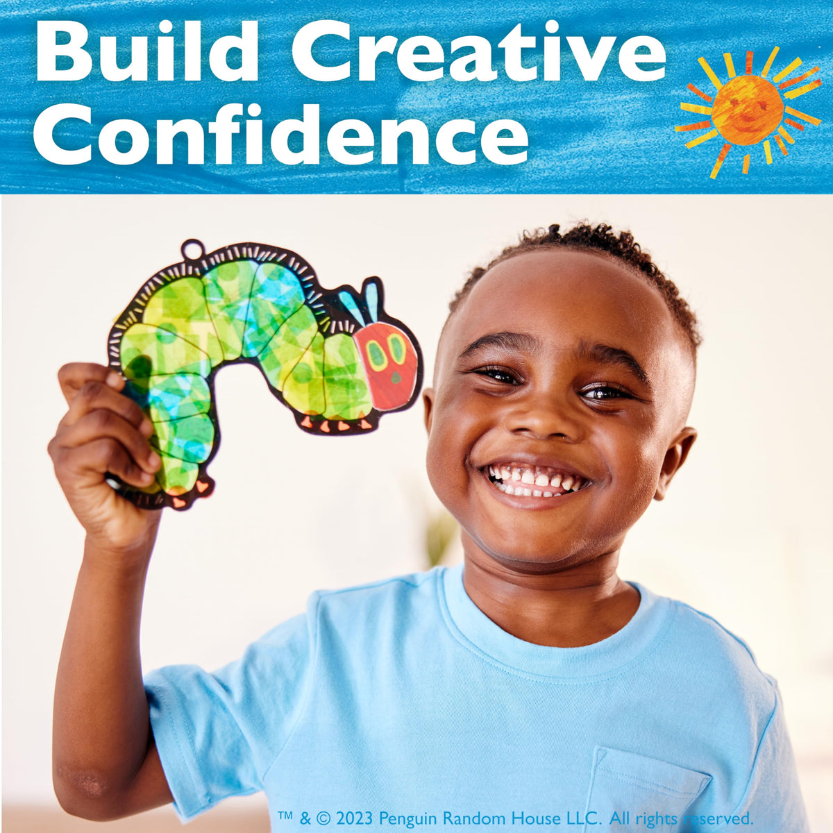 Creativity for Kids Hungry Caterpillar suncatchers make 24-pack party favors for guests