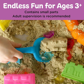 Creativity for Kids Beach sensory bin with colorful foam crab and shells