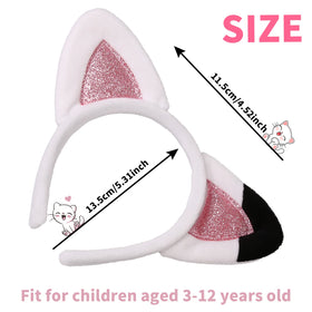 Creatoy cat ears headbands perfect for Halloween costumes and pretend play.