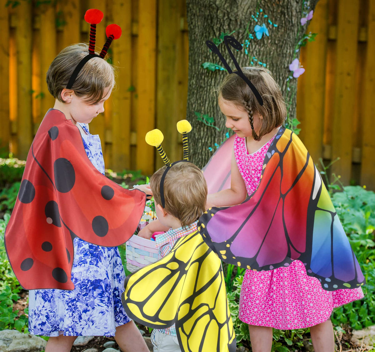 Creatoy ladybug wings costume for toddlers adds charming forest play flair