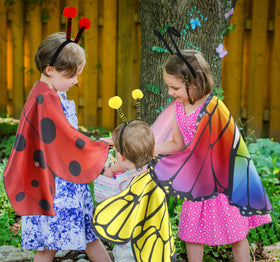 Creatoy ladybug wings costume for toddlers adds charming forest play flair